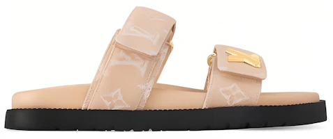 Order (W) Louis Vuitton LV Sunset 'Sandal Denim Rata Cokelat Muda' 1ACZ82