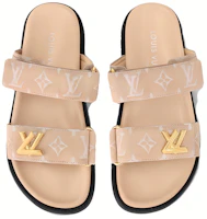 Shop (W) Louis Vuitton LV Sunset 'Sandal Denim Rata Cokelat Muda' 1ACZ82