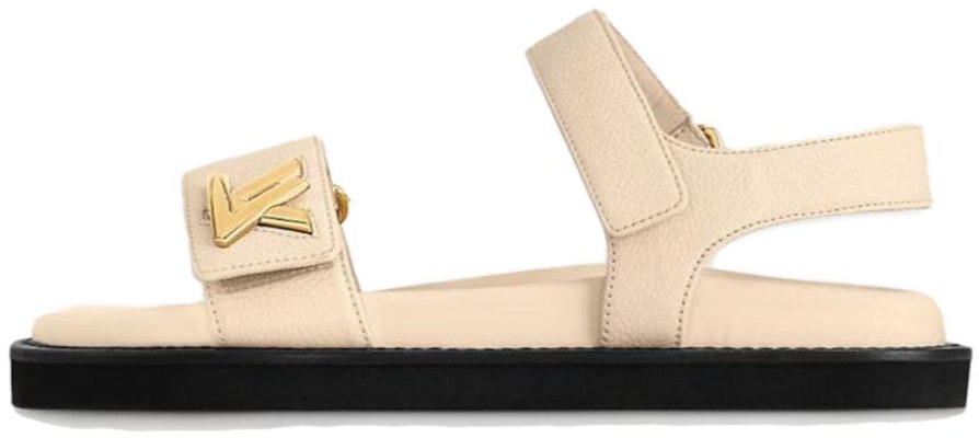 (Women) Louis Vuitton LV Sunset 'Monogram Flax Leather Adjustable Nylon Strap Slide' 1AC7X9 Buy (Women) Louis Vuitton LV Sunset 'Monogram Flax Leather Adjustable Nylon Strap Slide' 1AC7X9