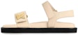 (W) Louis Vuitton LV Sunset 'Monogram Flax Kulit Adjustable Nylon Tali Sandal' 1AC7X9