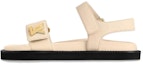 Buy (W) Louis Vuitton LV Sunset 'Monogram Flax Kulit Adjustable Nylon Tali Sandal' 1AC7X9