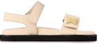 Order (W) Louis Vuitton LV Sunset 'Monogram Flax Kulit Adjustable Nylon Tali Sandal' 1AC7X9