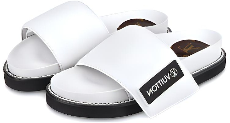 (Women) Louis Vuitton LV Sunset 'White Leather' 1A93T1 Lookbook (Women) Louis Vuitton LV Sunset 'White Leather' 1A93T1