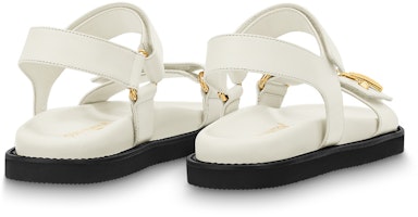 (W) Louis Vuitton LV Sunset 'Sandalia Blanca Abierta con Hebilla' 1ABW7O Purchase (W) Louis Vuitton LV Sunset 'Sandalia Blanca Abierta con Hebilla' 1ABW7O