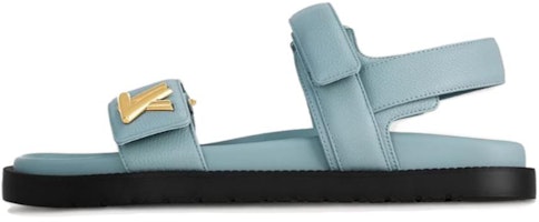 (Women) Louis Vuitton LV Sunset Flat Comfort Fashion Slide 'Blue Black' 1AC7Y3 (Women) Louis Vuitton LV Sunset Flat Comfort Fashion Slide 'Blue Black' 1AC7Y3