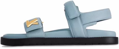 (Women) Louis Vuitton LV Sunset Flat Comfort Fashion Slide 'Blue Black' 1AC7Y3 (Women) Louis Vuitton LV Sunset Flat Comfort Fashion Slide 'Blue Black' 1AC7Y3