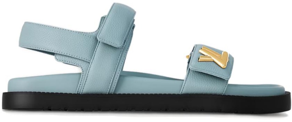 (W) Sandal Louis Vuitton LV Sunset Flat Comfort 'Biru Hitam' Fashion. 1AC7Y3 Order (W) Sandal Louis Vuitton LV Sunset Flat Comfort 'Biru Hitam' Fashion. 1AC7Y3