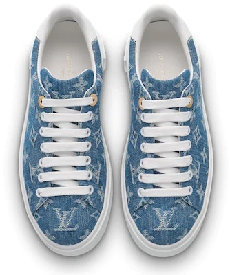 (W) Louis Vuitton LV Time Out Sepatu Sneaker 1A7RB Lookbook (W) Louis Vuitton LV Time Out Sepatu Sneaker 1A7RB