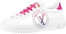 (Women) Louis Vuitton LV Time Out Sneakers 'White Pink' 1AA1BL