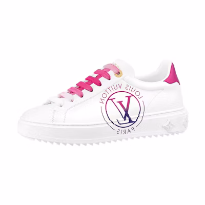 (W) LV LV Time Out Sneakers 'White Pink'