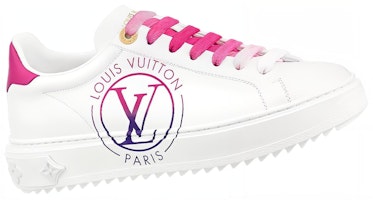 Louis Vuitton 路易威登 Time Out 印花皮革運動板鞋 女款 白色 Order Louis Vuitton 路易威登 Time Out 印花皮革運動板鞋 女款 白色