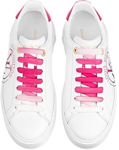 Louis Vuitton 路易威登 Time Out 印花皮革運動板鞋 女款 白色 Purchase Louis Vuitton 路易威登 Time Out 印花皮革運動板鞋 女款 白色