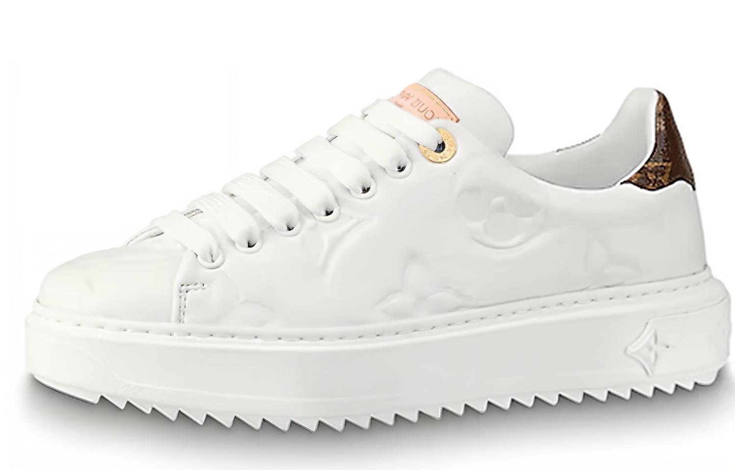 (W) LV LV Time Out Sports Shoes White