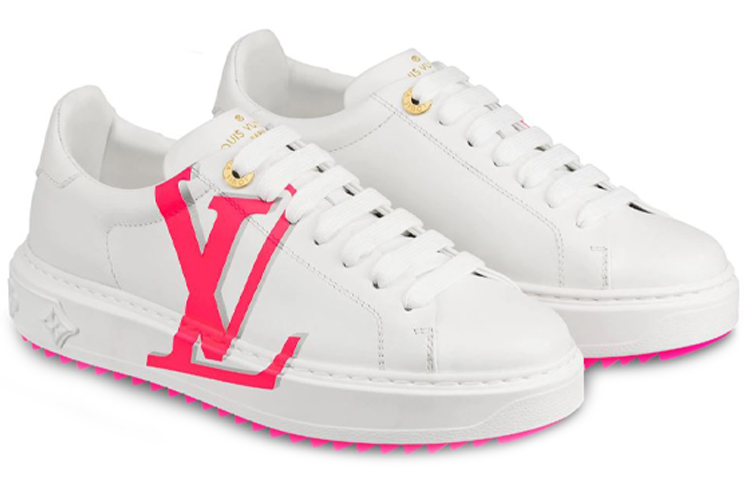 (W) LV LV Time Out Sports Shoes White/Pink 圖 3