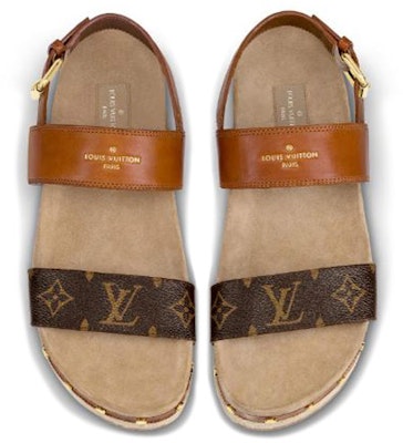 Louis Vuitton 路易威登 Timelapse 小牛皮 女款 厚底涼鞋 棕色 Shop Louis Vuitton 路易威登 Timelapse 小牛皮 女款 厚底涼鞋 棕色