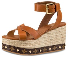 (Women) Louis Vuitton LV Timelapse Wedge 'Brown' 1A4VXF (Women) Louis Vuitton LV Timelapse Wedge 'Brown' 1A4VXF