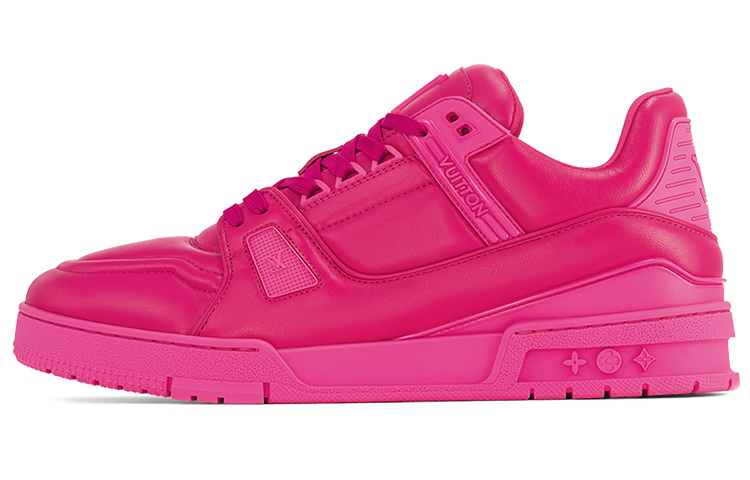(Women) Louis Vuitton LV Trainer Sneakers 'Hot Pink' 1AC5C7