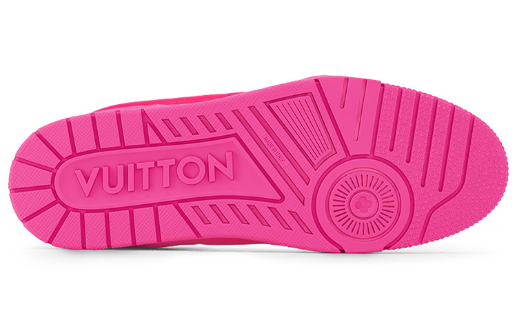 Purchase LOUIS VUITTON 運動鞋 圓頭綁帶 低筒 板鞋 女款 粉色