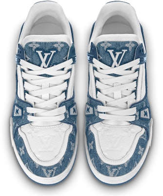 (W) 루이비통 LV 트레이너 화이트 블루 메쉬 (80 characters) 1AC2AM Lookbook (W) 루이비통 LV 트레이너 화이트 블루 메쉬 (80 characters) 1AC2AM