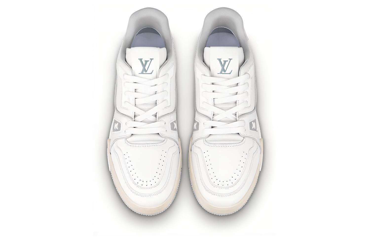 Shop (W) Zapatillas Louis Vuitton LV Trainer 'Blancas con Transparente' 1A9UP6