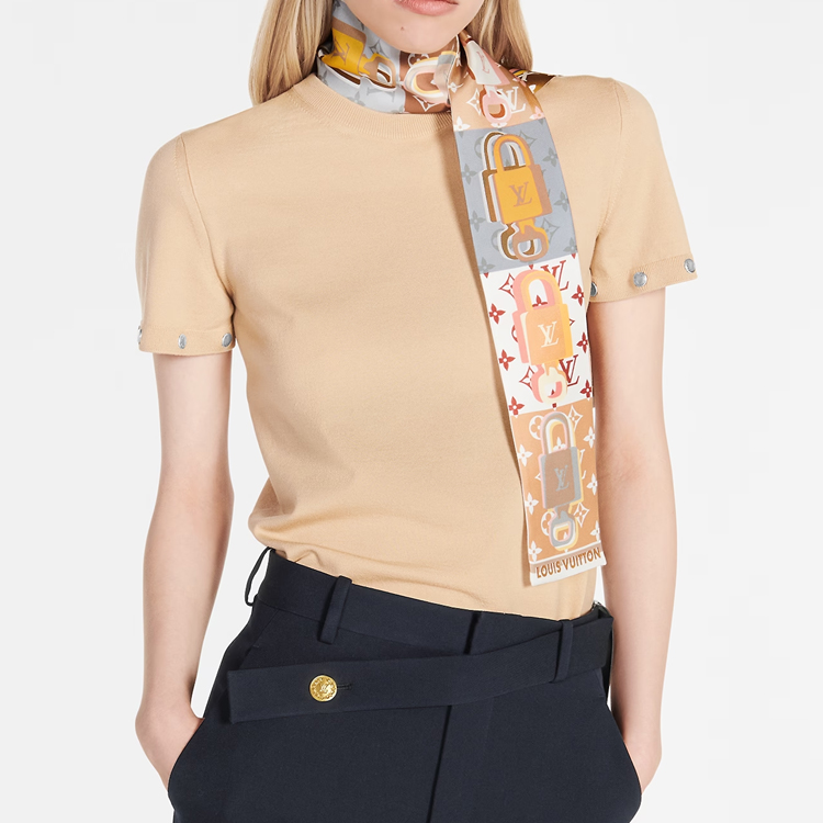 (Women) Louis Vuitton LV Unlocked Fashion Versatile  Headband. M77674 圖 4