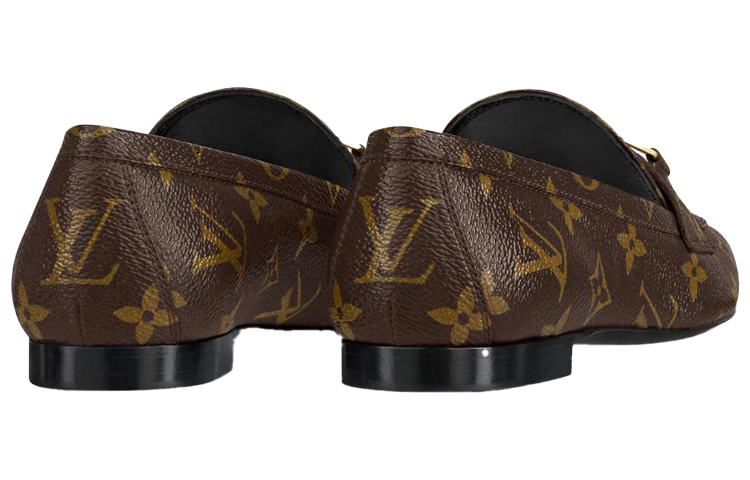 Purchase (W) 路易威登LV大写平底乐福鞋‘棕色老花’ 1A86NP