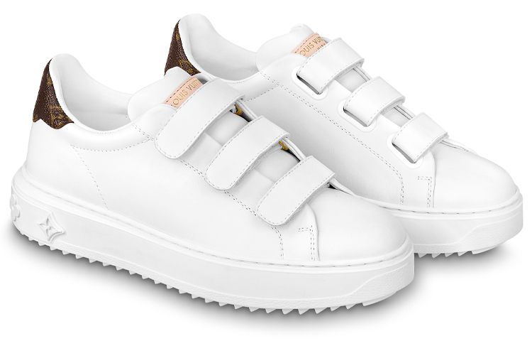 (W) LV LV Velcro Sneakers 'White' 圖 4