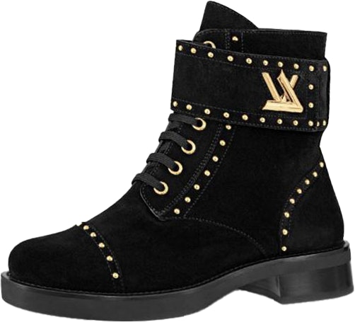 women-louis-vuitton-lv-wonderland-flat-black-velvet-small-cowhide-gold-silver-1-a4-g14