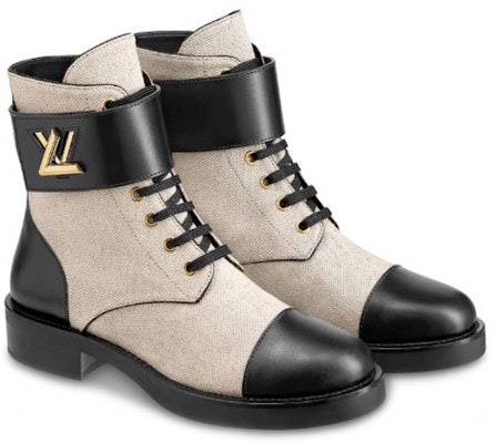 (W) Louis Vuitton LV Wonderland Flat Marrón de Piel de Vaca 1A4XM2 Lookbook (W) Louis Vuitton LV Wonderland Flat Marrón de Piel de Vaca 1A4XM2