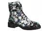 Order (Women) Louis Vuitton LV Wonderland Printing Small Cowhide Flat Blue Black 1A5LX7