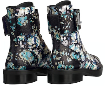 (W) 路易威登LV仙境印花小牛皮平底鞋蓝黑色 1A5LX7 Shop (W) 路易威登LV仙境印花小牛皮平底鞋蓝黑色 1A5LX7