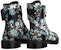 (Women) Louis Vuitton LV Wonderland Printing Small Cowhide Flat Blue Black 1A5LX7
