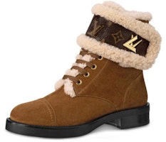 (Women) Louis Vuitton LV Wonderland Small Cowhide Suede Brown 1A5LNF (Women) Louis Vuitton LV Wonderland Small Cowhide Suede Brown 1A5LNF