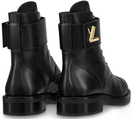 (W) Louis Vuitton LV Wonderland Schwarze Martin-Stiefel aus Kalbsleder 1A1IXU Purchase (W) Louis Vuitton LV Wonderland Schwarze Martin-Stiefel aus Kalbsleder 1A1IXU