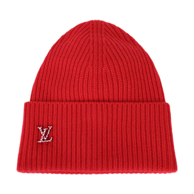 (Women) Louis Vuitton LV YK Infinity Dots Limited Cashmere Knit Beanie Hat M78308