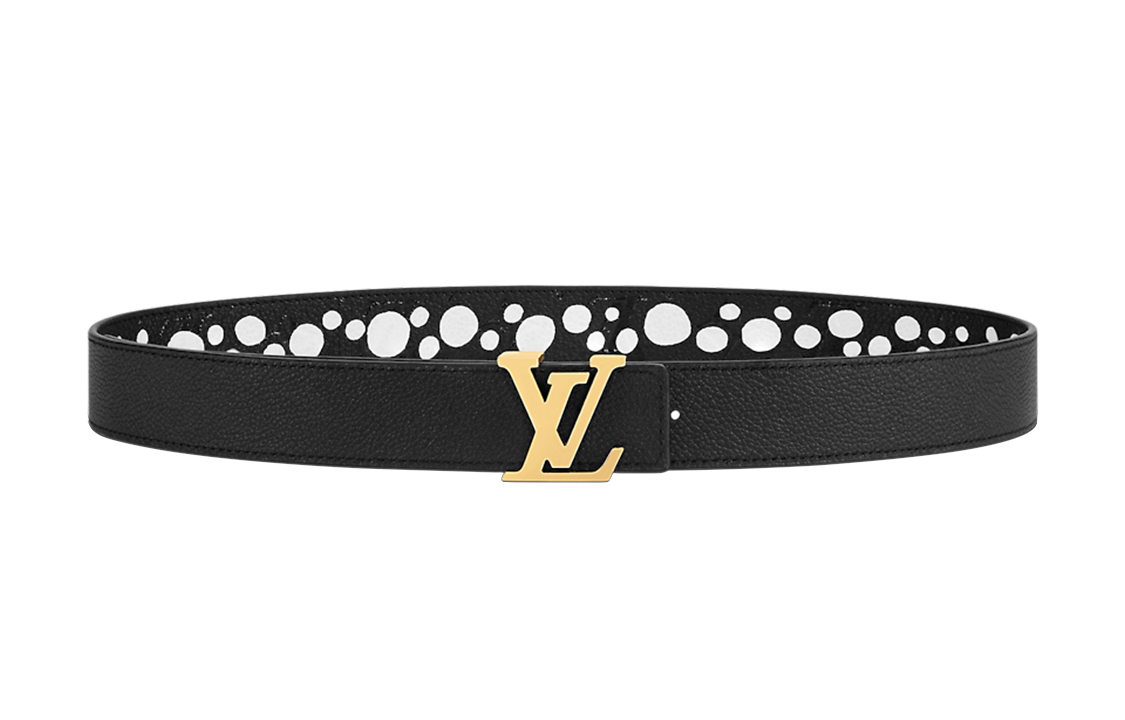 (Women) LOUIS VUITTON LV YK Limited Edition Reversible Leather Belt Black 30cm M0659U 圖 4