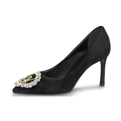 (W) LV Madeleine 'Swarovski Chevreau' High Heels 'Black'
