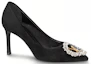 Order (W) Louis Vuitton Madeleine Talons Swarovski Chevreau ''Noir'' 1A5BNQ