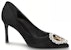 (Women) Louis Vuitton Madeleine 'Swarovski Chevreau' High Heels 'Black' 1A5BNQ
