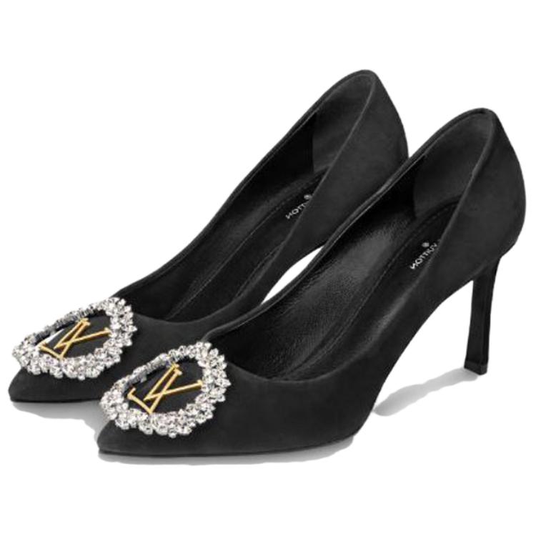 Lookbook (W) Louis Vuitton Madeleine Talons Swarovski Chevreau ''Noir'' 1A5BNQ