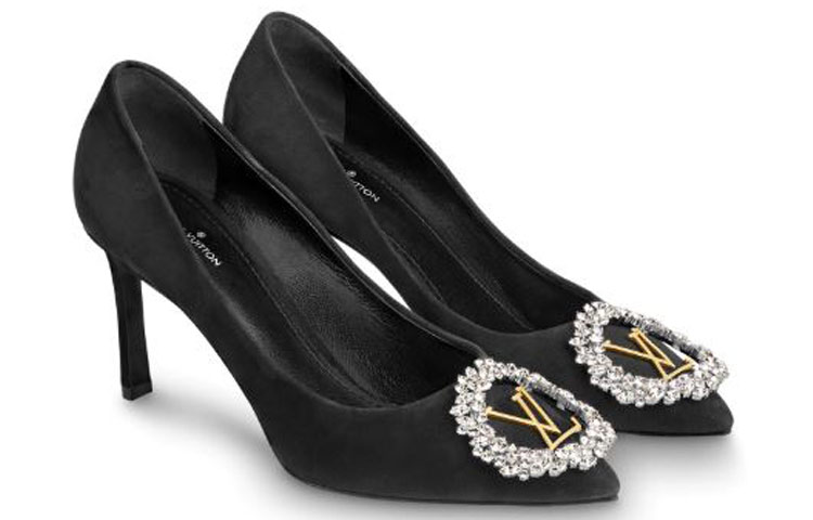 Shop (W) Louis Vuitton Madeleine Talons Swarovski Chevreau ''Noir'' 1A5BNQ