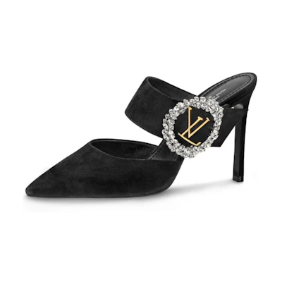 (W) LV Madeleine 'Swarovski Crystal Black'