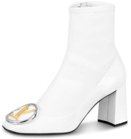 (Women) Louis Vuitton Madeleine Ankle Boot 'Patent Calf Leather White' 1A5LBC (Women) Louis Vuitton Madeleine Ankle Boot 'Patent Calf Leather White' 1A5LBC