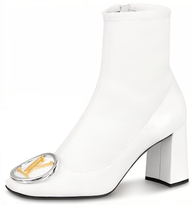 (Women) Louis Vuitton Madeleine Ankle Boot 'Patent Calf Leather White' 1A5LBC Buy (Women) Louis Vuitton Madeleine Ankle Boot 'Patent Calf Leather White' 1A5LBC