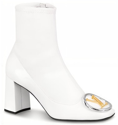(Women) Louis Vuitton Madeleine Ankle Boot 'Patent Calf Leather White' 1A5LBC Order (Women) Louis Vuitton Madeleine Ankle Boot 'Patent Calf Leather White' 1A5LBC