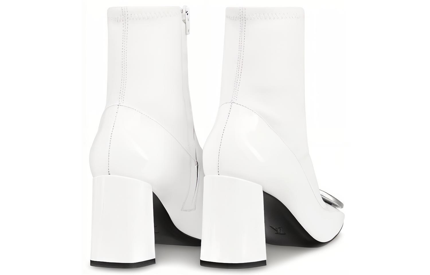 Shop (W) 루이비통 마들렌 앵클부츠 (화이트 에나멜) 1A5LBC