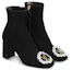 Lookbook (W) Louis Vuitton Madeleine Stiefelette ''Swarovski Ziegenwildleder Schwarz'' 1A5BMO