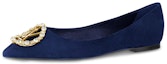 Buy (Women) Louis Vuitton Madeleine Ballet Flat 'Navy Blue Velour Goatskin' 1A4VBF