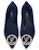 (Women) Louis Vuitton Madeleine Ballet Flat 'Navy Blue Velour Goatskin' 1A4VBF