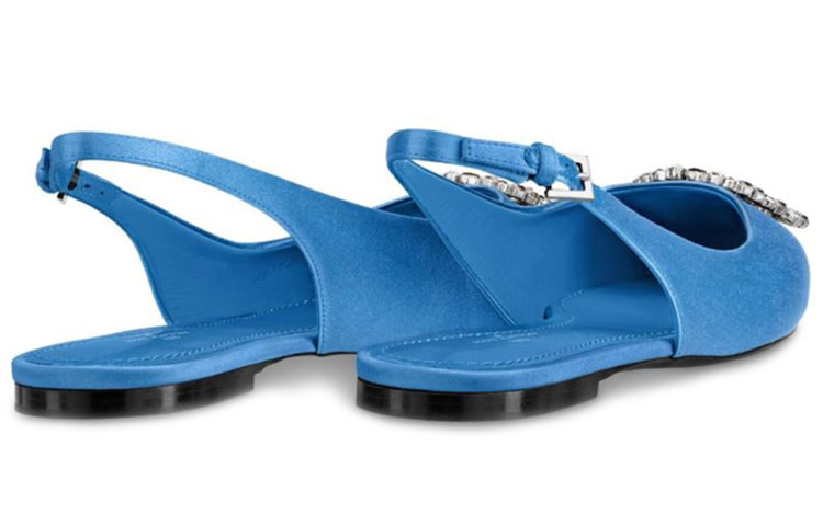 Shop (W) Louis Vuitton Madeleine Ballerine ''Blu'' 1A6555